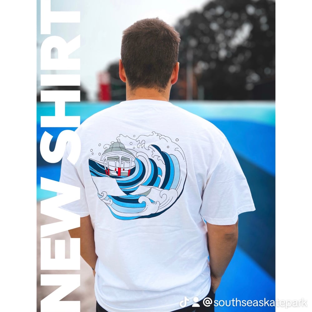 Image of SOUTHSEA SKATEPARK WAVE TSHIRT