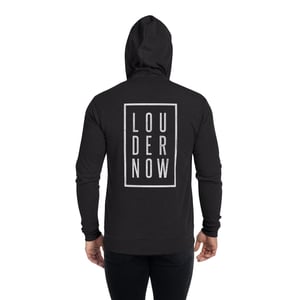 Image of LOUDERNOW Lightweight Unisex zip hoodie