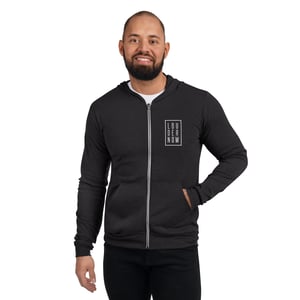 Image of LOUDERNOW Lightweight Unisex zip hoodie