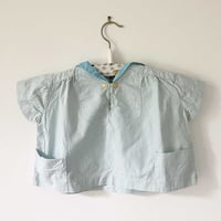 Image 1 of Blouse chemise rayures 2 ans années 70 stock neuf