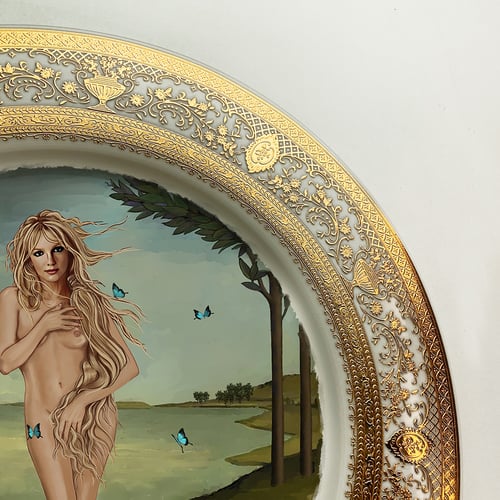 Image of reNancimiento de Britney - Fine China Plate - #0739