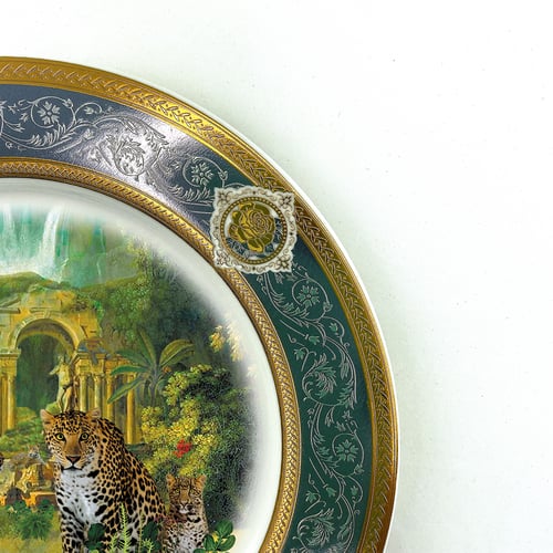 Image of Leopards ruins - Fine China Plate - #0788