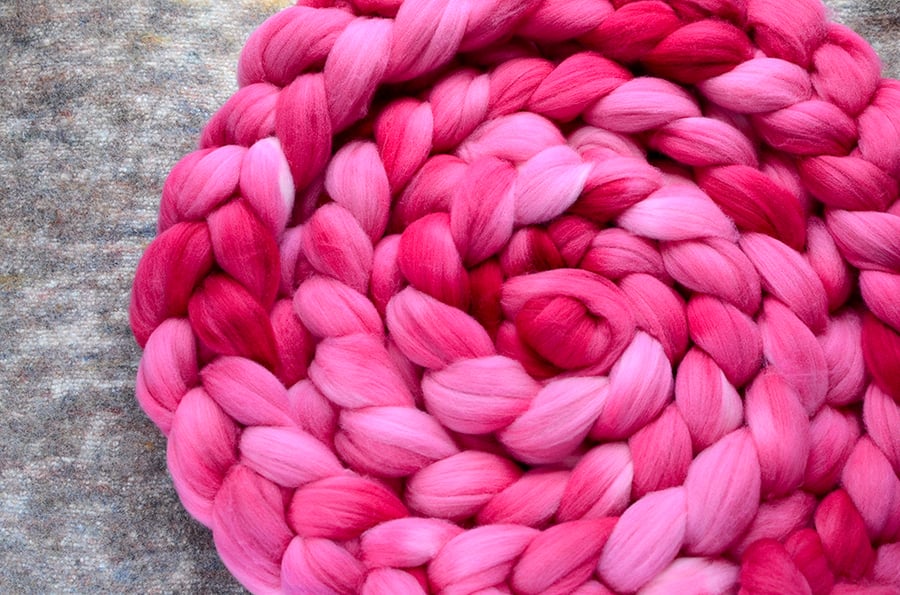 Image of “Tea Rose" June Fiber Club Coordinate- PRE-ORDER - 4 oz.