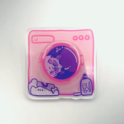 Image of Pedro Raccoon Spinning Acrylic Pin