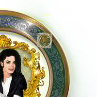 Image 3 of The King Of Pop -  Fine China Plate - #0788