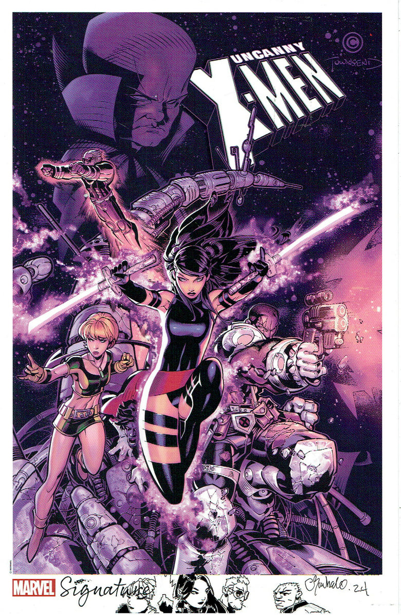 Image of UNCANNY X-MEN PRINT--with REMARQUE!!!