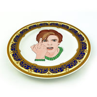 Image 2 of David Bowie - Fine China Plate - #0786