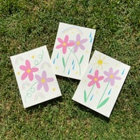 Image 1 of SPRING FLOWERS TRIO- A5