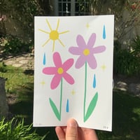 Image 3 of SPRING FLOWERS TRIO- A5
