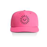 Image 1 of Pre-order happy seaweed Embroidered surf cap - Pink