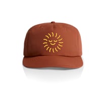 Image 1 of happy seaweed Surf Cap - Clay Brown