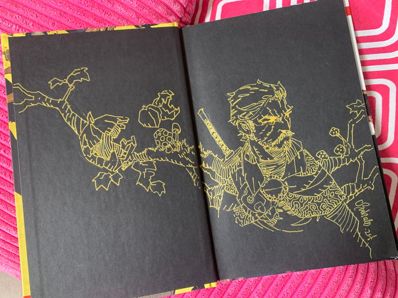 Image of DOCTOR STRANGE HARD COVER  with DRAWING!