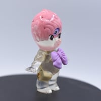 Image 2 of Kilos Kewties 3 inch Third Eye Purple Bow Tie Anatomy Double Cast Resin Figure 