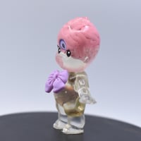 Image 4 of Kilos Kewties 3 inch Third Eye Purple Bow Tie Anatomy Double Cast Resin Figure 