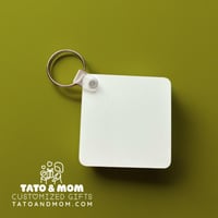 Image 4 of Customizable Square Keychain