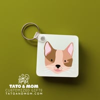 Image 1 of Customizable Square Keychain