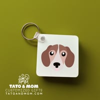 Image 3 of Customizable Square Keychain