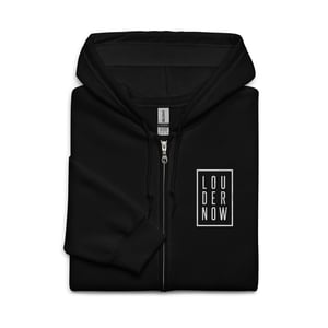 Image of LOUDERNOW - Zip Up Hoodie