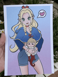 Image 3 of Marcille Print from Dungeon Meshi / Delicious in dungeon - Pearlescent finish