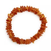 Baltic Cognac Amber Chip Bracelet