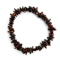 Baltic Cherry Amber Chip Bracelet