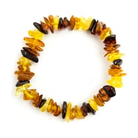 Baltic Light Mix Amber Chip Bracelet