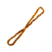 Baltic Cognac Amber Chip Necklace (18 Inch)