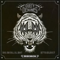 Image 1 of Dirty Denims "Rock N Roll All Night/Better Believe It" Limited Edition Rorschach 7"