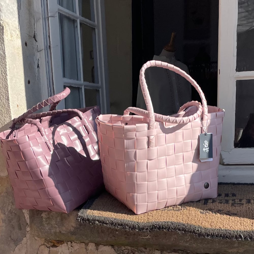 Image of Cabas Paris Bag  Figue ou Rose Pâle ou  Pale Grey