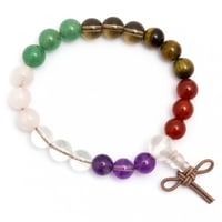 Mixed Crystal Power Bracelet 