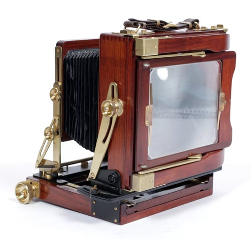 Image of Wista 45DX 4X5 Field camera + 150mm+210mm Lenses + Holders + FRESNEL + FILM 9474