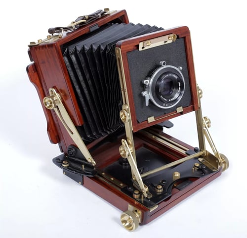 Image of Wista 45DX 4X5 Field camera + 150mm+210mm Lenses + Holders + FRESNEL + FILM 9474