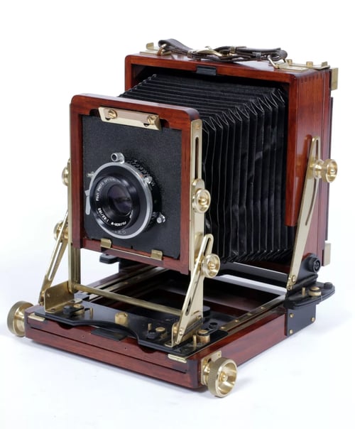 Image of Wista 45DX 4X5 Field camera + 150mm+210mm Lenses + Holders + FRESNEL + FILM 9474