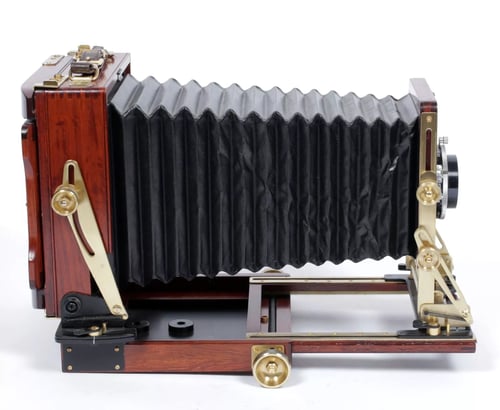 Image of Wista 45DX 4X5 Field camera + 150mm+210mm Lenses + Holders + FRESNEL + FILM 9474