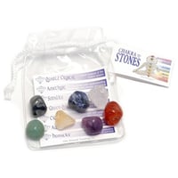 Chakra Tumblestone Set In Organza Bag