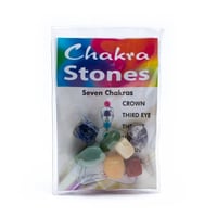 Chakra Stone Set (Includes Pouch & 7 Chakra Stones)