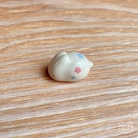 Image 1 of flower bunny figurine