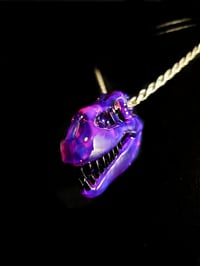 Image 2 of Royal jelly T-Rex skull pendant 💜💎