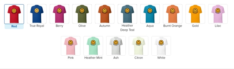 Smiley Unisex t-shirt