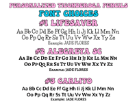 Image 3 of Personalized Ticonderoga Pencils [Pastels]