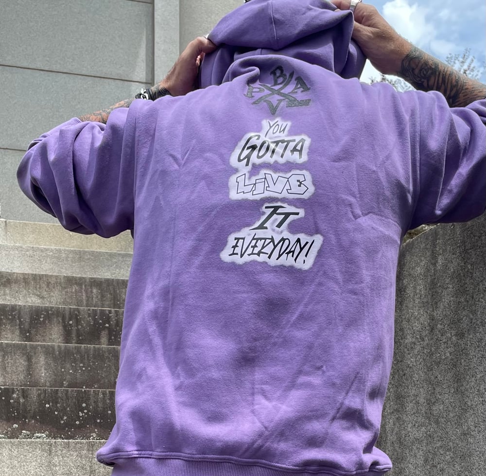 Image of NEW 9 Trains Hoodie (Grape)