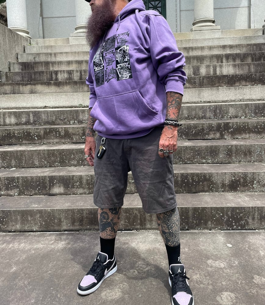 Image of NEW 9 Trains Hoodie (Grape)