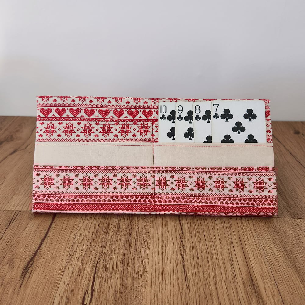 Image of Playing Card Holders - Christmas