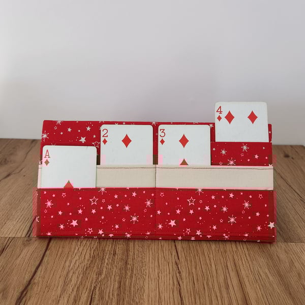 Image of Playing Card Holders - Christmas