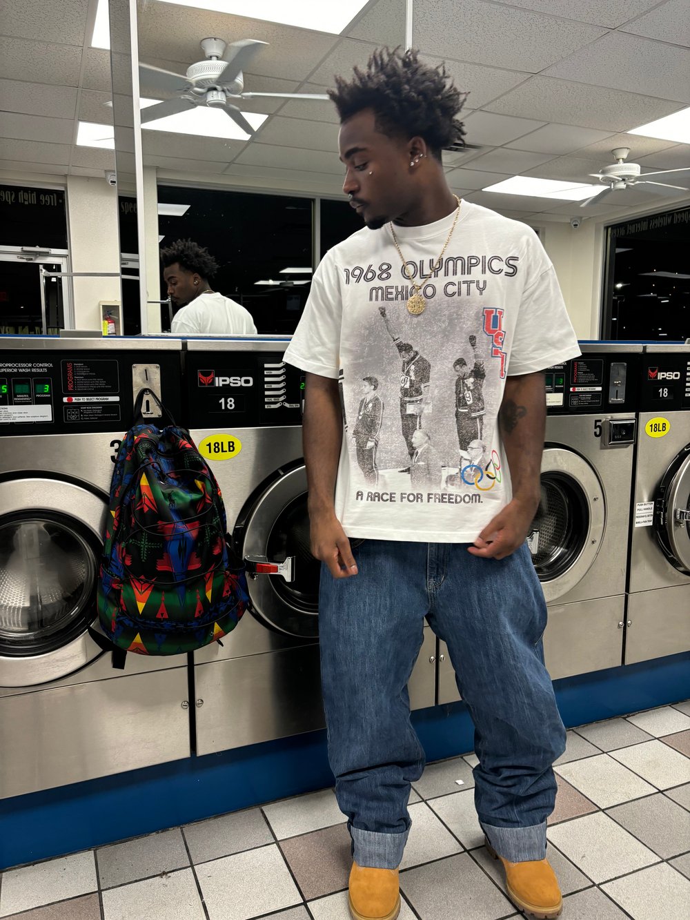 PEACEISFREE Olympics Tee