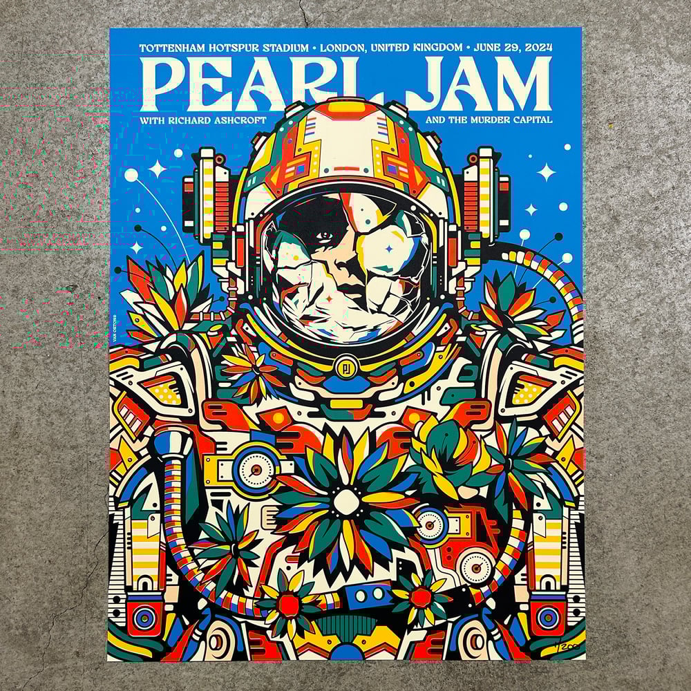 Image of Pearl Jam London Show Edition Posters