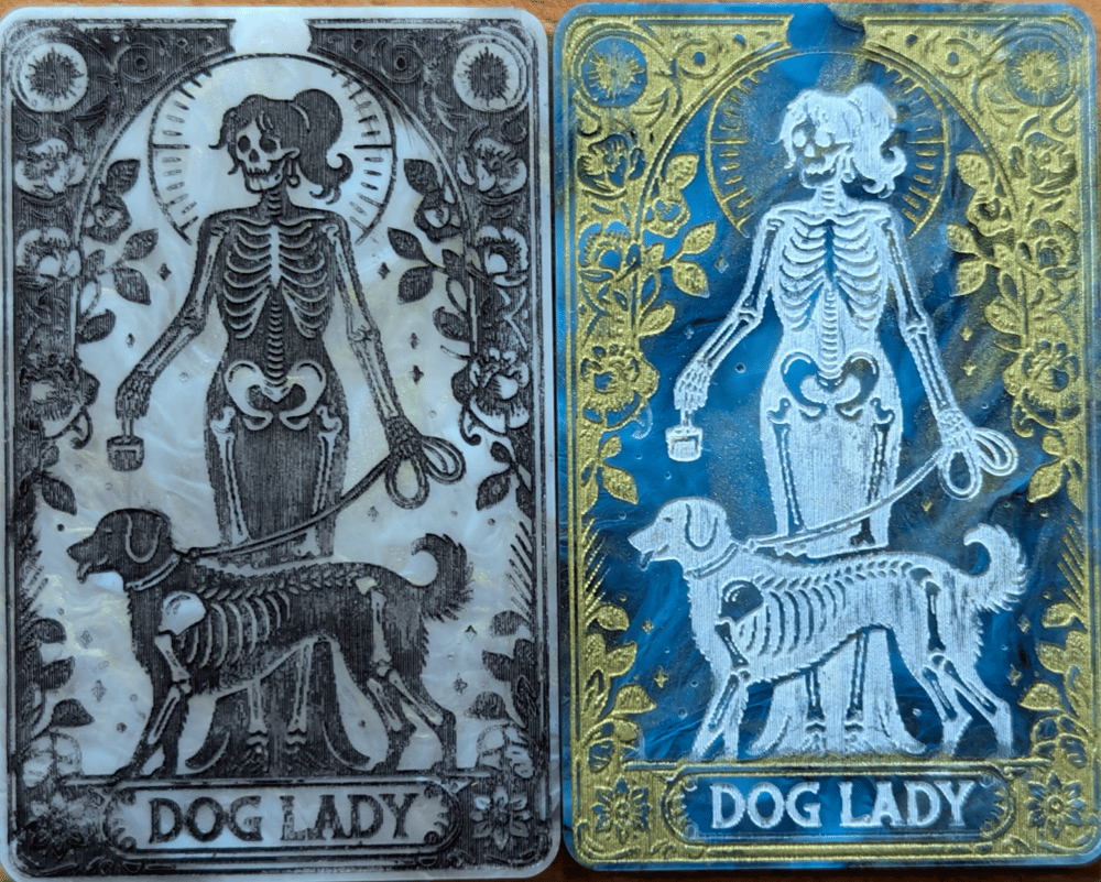 Tarot style  Dog Lover Dog Lady  Jackalope  Cat Lover