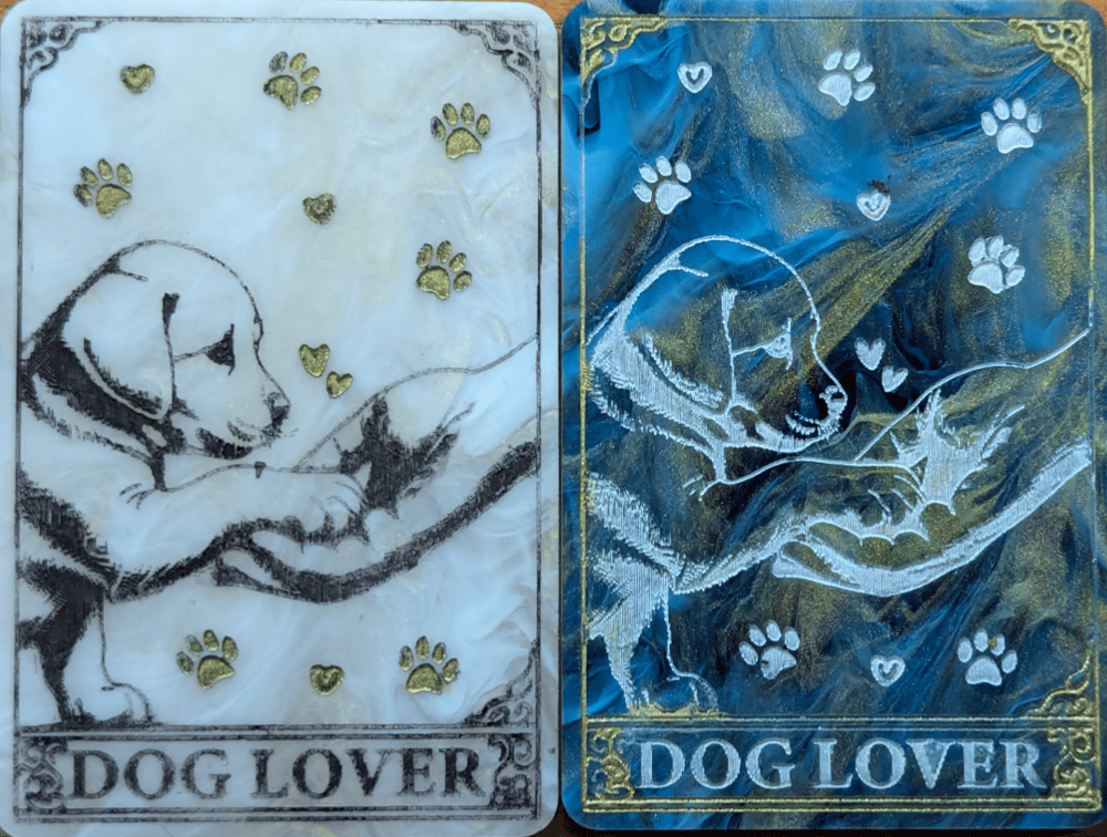 Tarot style  Dog Lover Dog Lady  Jackalope  Cat Lover