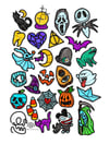 SET-2-EMBROIDERY TATTOO FLASH 