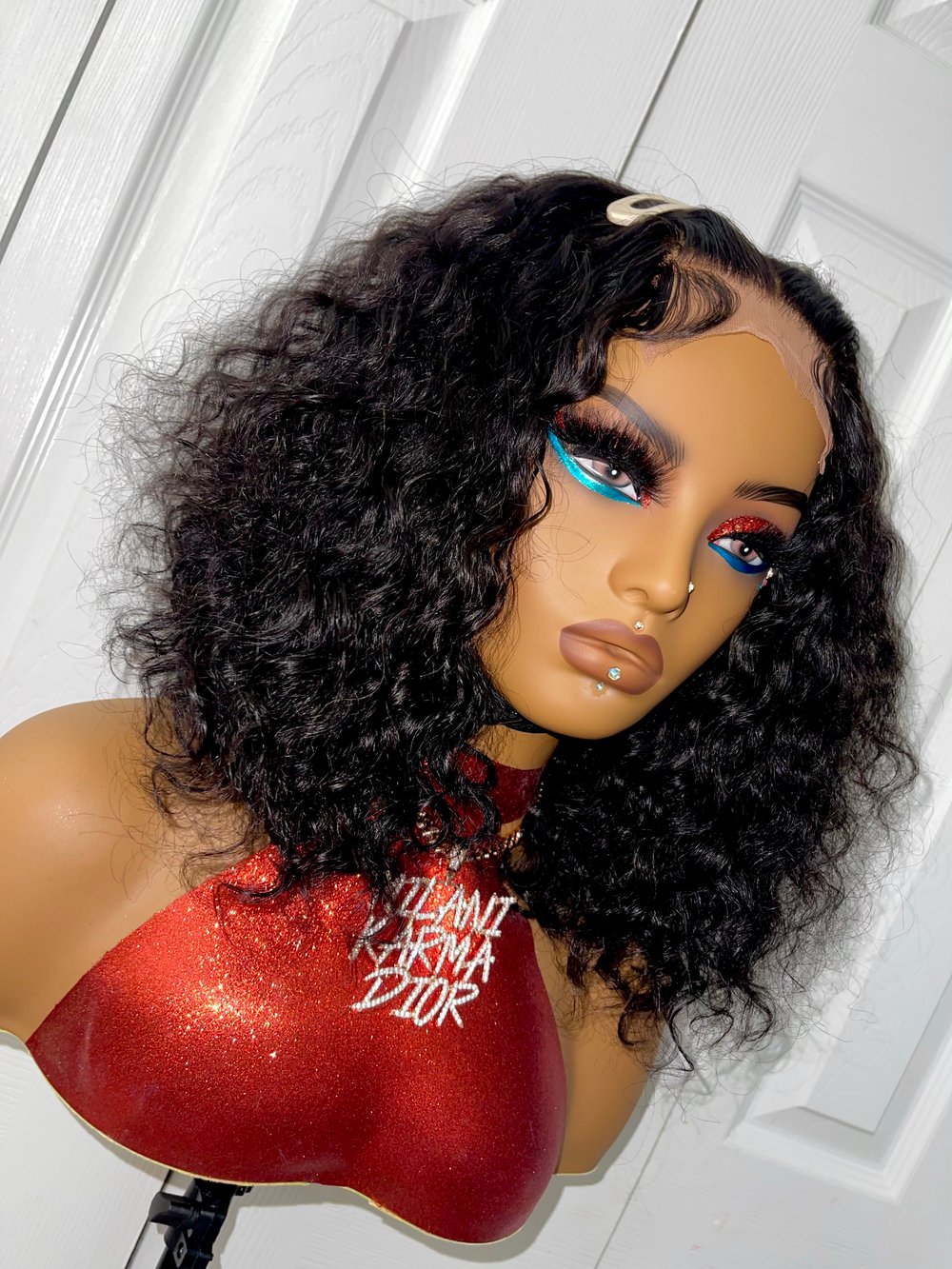 14” Glue-Less Curly Closure Bob